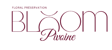 Logo de Bloom Pivoine Préservation, entreprise spécialisée dans la préservation florale